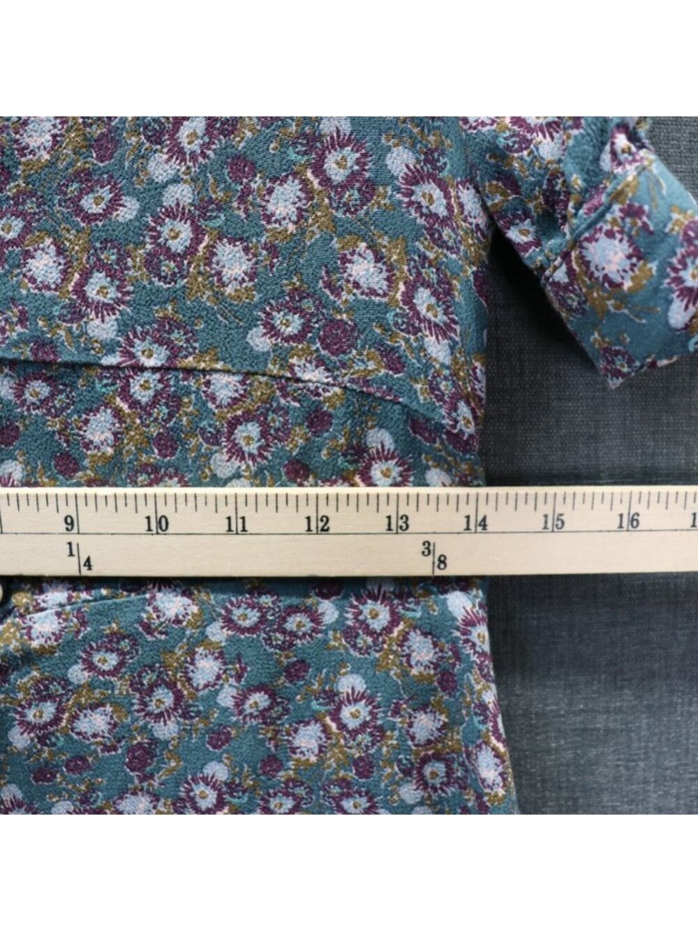 Free People Provence Floral Puff Sleeve Dress S - Picture 11 of 12